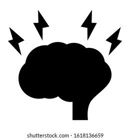 brainstorm icon isolated sign symbol vector illustration - high quality black style vector icons