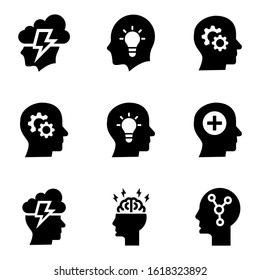 brainstorm icon isolated sign symbol vector illustration - Collection of high quality black style vector icons
