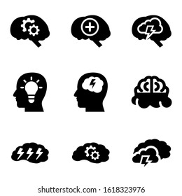brainstorm icon isolated sign symbol vector illustration - Collection of high quality black style vector icons
