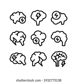 brainstorm icon or logo isolated sign symbol vector illustration - Collection of high quality black style vector icons
