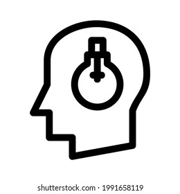 brainstorm icon or logo isolated sign symbol vector illustration - high quality black style vector icons
