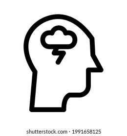 brainstorm icon or logo isolated sign symbol vector illustration - high quality black style vector icons
