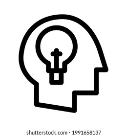 brainstorm icon or logo isolated sign symbol vector illustration - high quality black style vector icons
