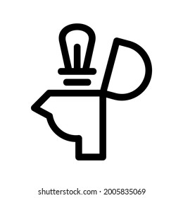brainstorm icon or logo isolated sign symbol vector illustration - high quality black style vector icons
