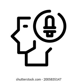 brainstorm icon or logo isolated sign symbol vector illustration - high quality black style vector icons
