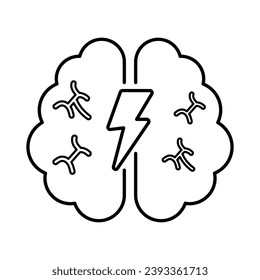 Brainstorm Icon In Outline Style