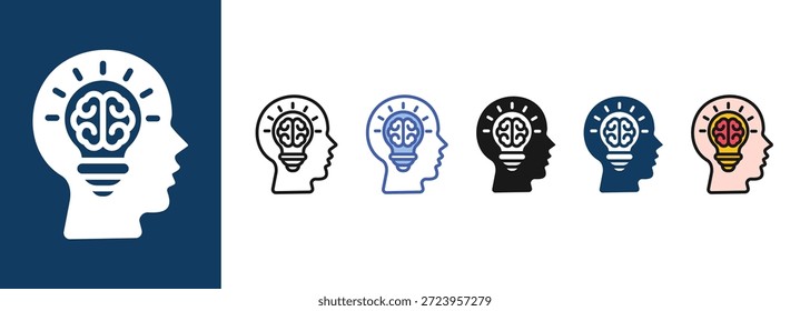 Tormenta de ideas    conjuntos de iconos colecciones de estilos múltiples
