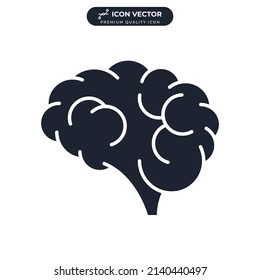 Brainstorm-Symbol-Vorlage für Grafik- und Webdesign-Kollektion Logo, Vektorgrafik