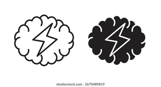 Brainstorm icon vector, sign and symbol for design, website or apps elements.