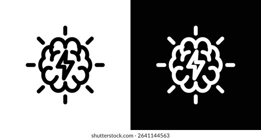 Brainstorm icon vector simple element illustration editable