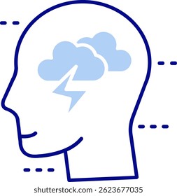 Brainstorm Line vector Icon Design