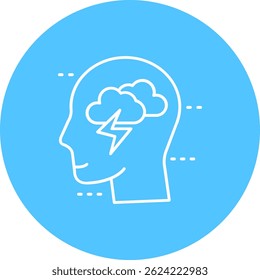 Brainstorm Line vector Icon Design