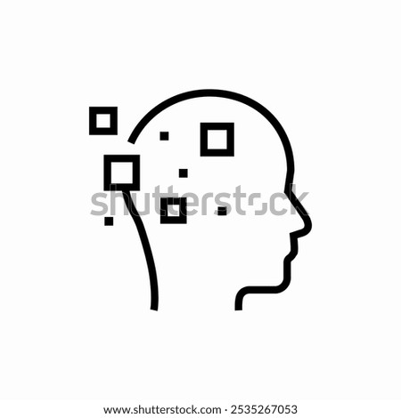 brainstorm mind icon sign vector