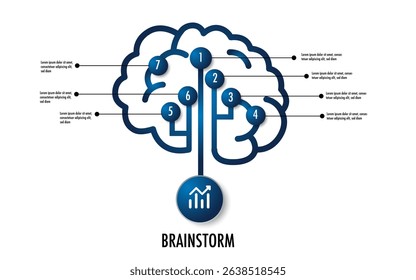 brainstorm mind map infographic connection and chart table for , digital marketing diagram framework vision