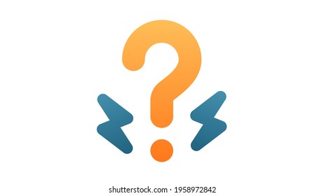 brainstorm question rethink single isolated icon with smooth style