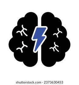 Brainstorm Think Icon, Vector graphics