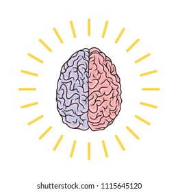 brainstorm vector icon
