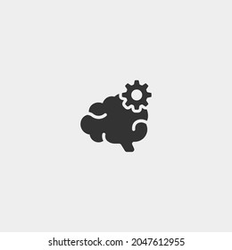 Brainstorm vector icon illustration sign