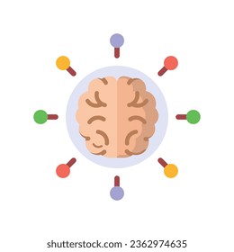  Brainstorm vector icon which can easily modify or edit

