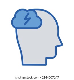 Brainstorm Vector icon which is suitable for commercial work and easily modify or edit it

