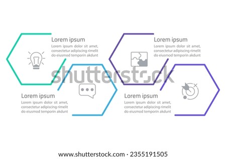 Brainstorm in workplace infographic chart design template. Business solution. Editable infochart with icons. Instructional graphics with 4 step sequence. Visual data presentation. Cairo font used