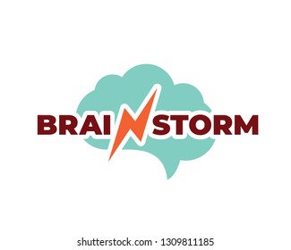Brainstorming abstract vector illustration.