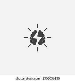 brainstorming base icon. Simple sign illustration. brainstorming symbol design. Can be used for web, print and mobile