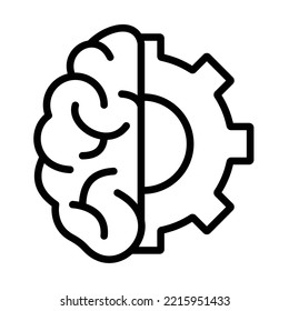 Brainstorming Bold Line Vector icon which can easily modify or edit

