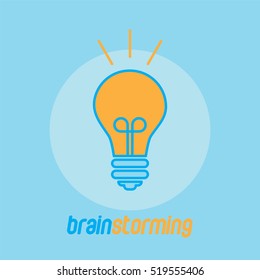 Brainstorming Bulb Icon