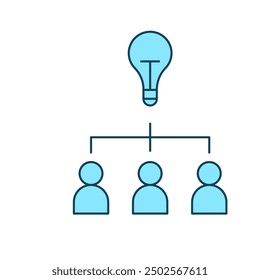 Brainstorming Concept for Productivity Icon