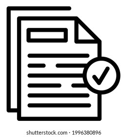 Brainstorming files icon. Outline Brainstorming files vector icon for web design isolated on white background
