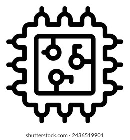 Brainstorming forum icon outline vector. Team collaborative research. Corporate logical idea generation