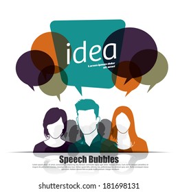 Brainstorming with group of people