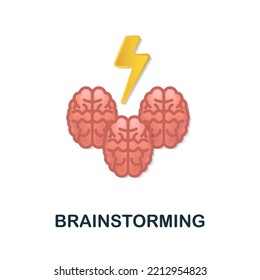 Brainstorming icon. 3d illustration from brain procces collection. Creative Brainstorming 3d icon for web design, templates, infographics and more