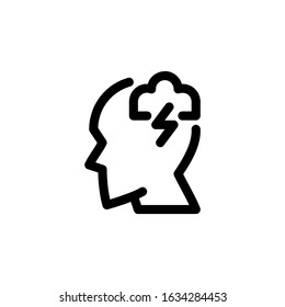 Brainstorming Icon. Business Icon Set Vector Logo Symbol.
