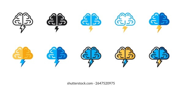 Brainstorming icon for creativity, teamwork, idea generation, innovation sessions, business collaboration, and problem-solving workshops.