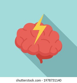 Brainstorming icon. Flat illustration of Brainstorming vector icon for web design