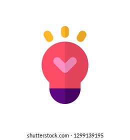 Brainstorming Icon Vector Illustration in Flat Style for Any Purpose