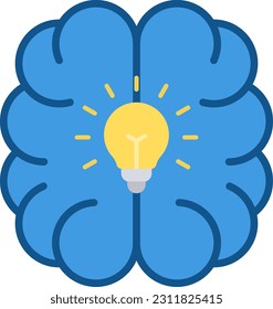 Brainstorming icon vector image. Suitable for mobile application web application and print media.