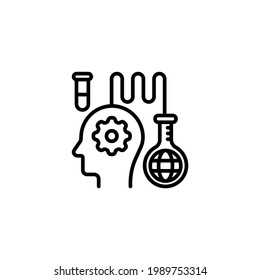 Brainstorming icon in vector. Logotype