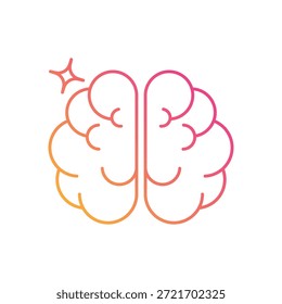 Icono de lluvia de ideas Vector ilustración de stock