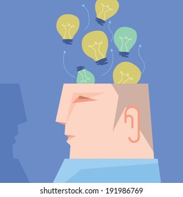 Brainstorming Illustration