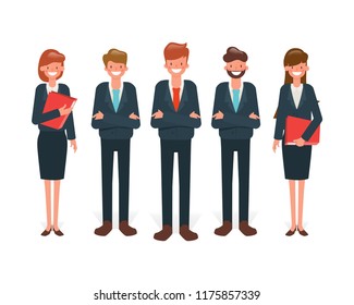 Brainstorming people concept background. teamwork corporate. Illustration vector of business people character.