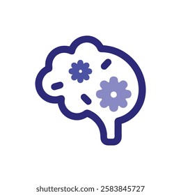 Brainstorming Process with a Thought Bubble Icon