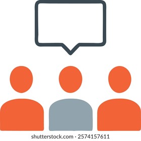 Brainstorming Session Ideas Visualized for Creativity and Collaboration, Ideal Business Concept Icon.