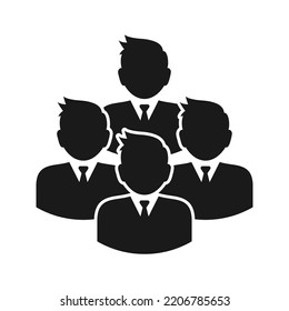 Brainstorming and teamwork icon. Business meeting. Discussion group
