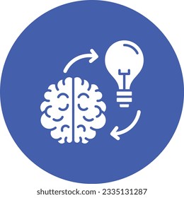 Brainstorming vector icon. Can be used for printing, mobile and web applications.