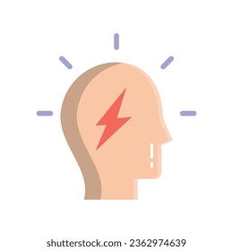 Icono vector de lluvia de ideas que puede modificar o editar fácilmente

