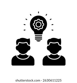 Brainstorming Vector icon which can easily modify or edit 
