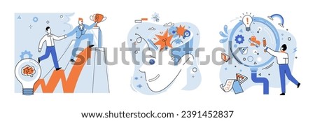 Brainstorming vector illustration. Intelligence and creativity are architects designing blueprint brainstorming The creative process is canvas where brainstorming paints strokes achievement In realm